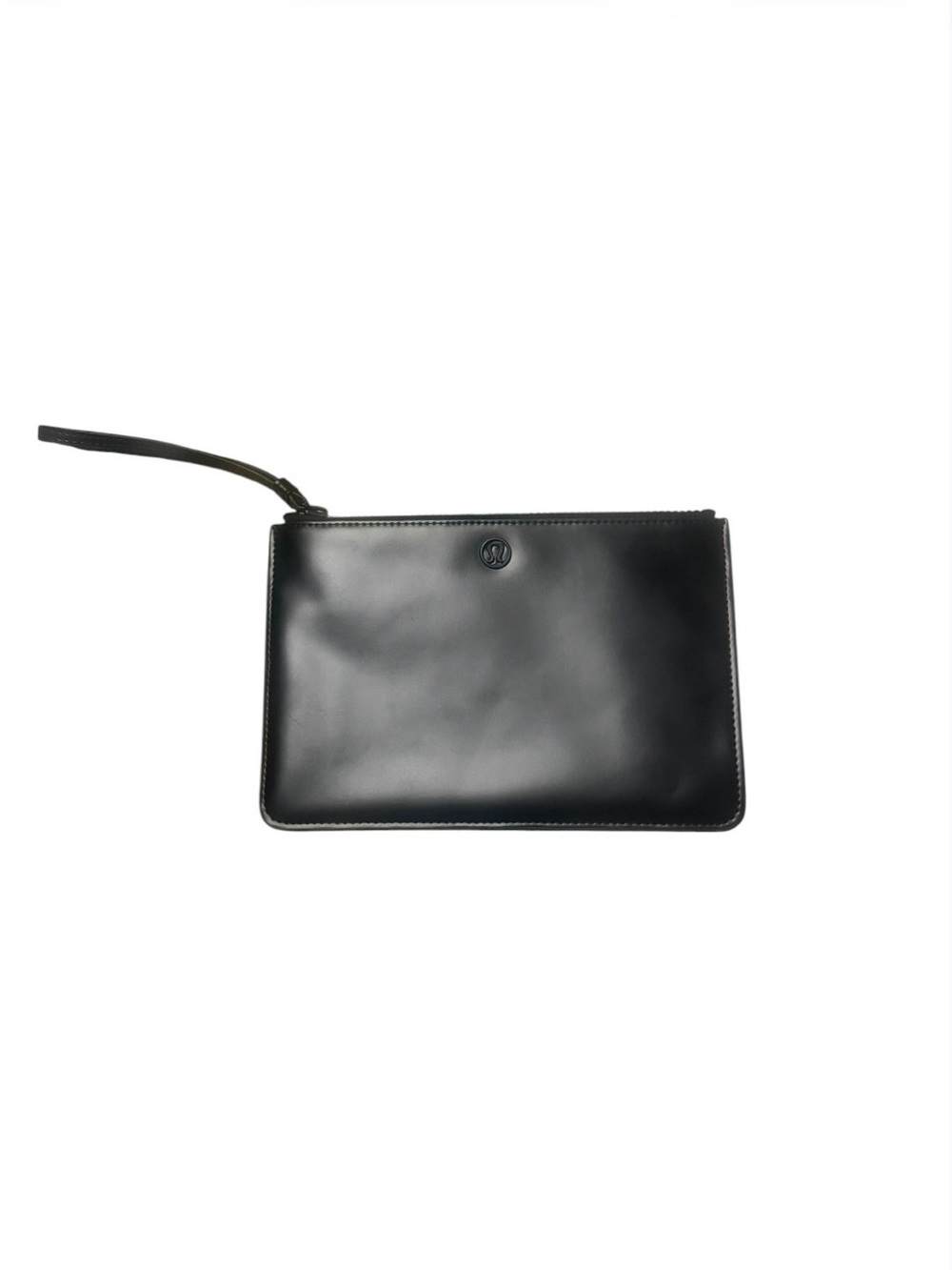 Lululemon Black “Goody Bag” Wristlet Pouch 8 inch x 6 inch